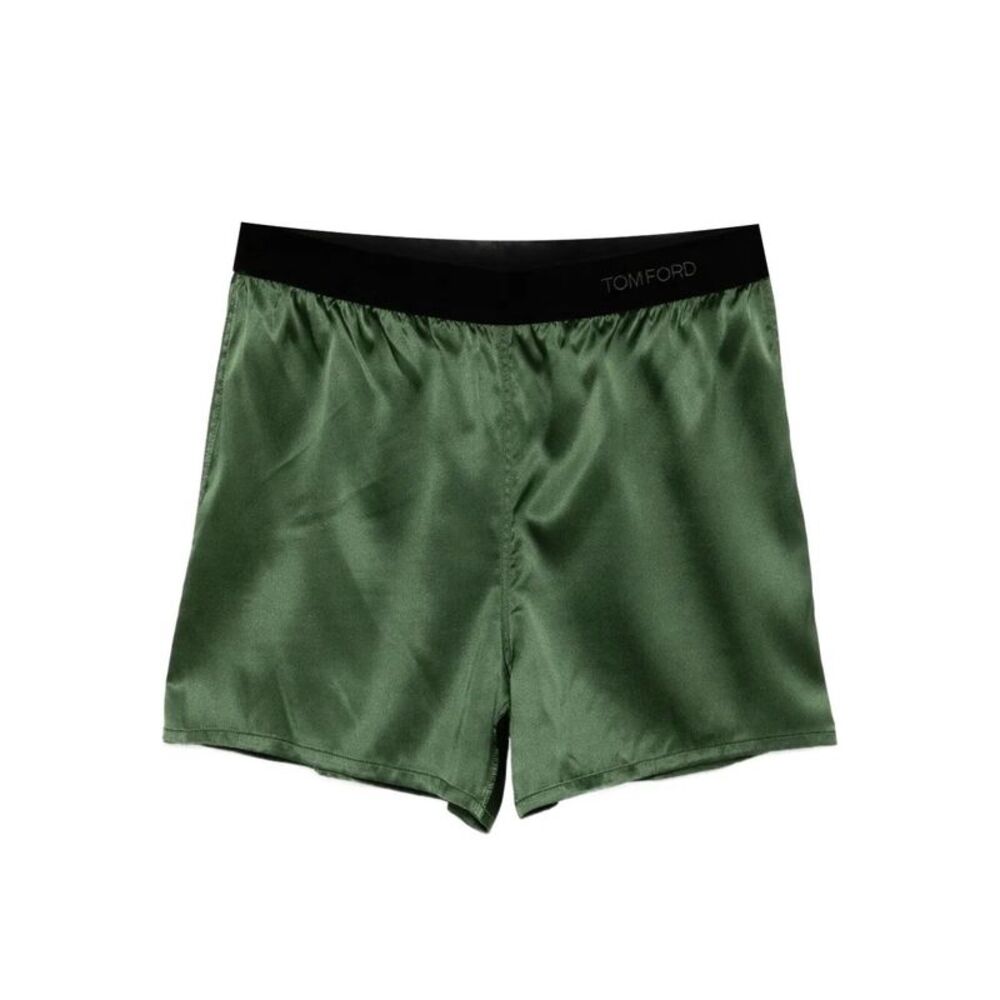 Stretch Silk Satin Shorts Women
